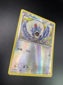 Rufflet 129/162 BREAKthrough Reverse Holo Mint Pokemon Card - Image 4