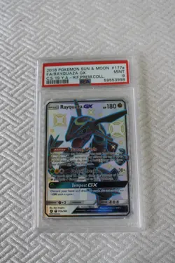 Rayquaza GX 2018 Pokemon Sun and Moon Celestial Storm *PSA 9* 177a/168 - Image 1