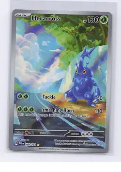 Heracross 194/193 Illustration Rare Paldea Evolved Pokemon Lightly Played - Image 1