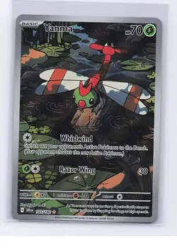 Yanma 183/182 Illustration Rare Destined Rivals Pokemon Lightly Played - Image 1