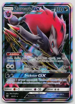Zoroark GX 53/73 Shining Legends Pokemon MP - Image 1