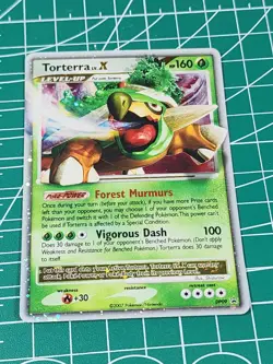 Torterra LV.X DP09 Diamond & Pearl Level Up Holo Promo English - Image 1