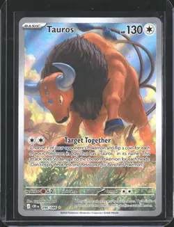 Tauros 096/086 Holo Illustration Rare Chaos Rising Pokemon NM/M - Image 1