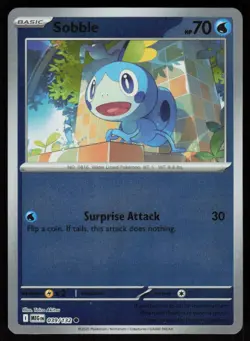 Sobble 039/132 Common Mega Evolution Pokemon Reverse Holo Near Mint - Image 1