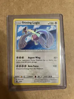 Shining Lugia Black Star Promo SM82 Pokemon Card - Near Mint - Image 1