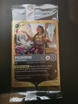 Disney Lorcana Wilds Unknown - Pocahontas - Steadfast Traveler - 48/P3 Promo - Image 1