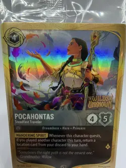Pocahontas - Steadfast Traveler - 48/P3 Promo - Disney Lorcana Wilds Unknown - Image 3