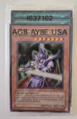 YuGiOh Dark Magician Knight, Knight's Title + Sage's Stone Sealed Secret ROD - Image 1