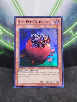 Yugioh Red-Eyes B. Chick LCJW-EN038 Super Rare 1st Edition NM - Image 1