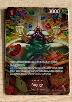 One Piece TCG OP03-008 Buggy SP Alt Art Parallel English - Image 3