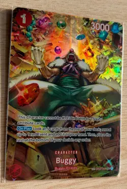 One Piece TCG OP03-008 Buggy SP Alt Art Parallel English - Image 4