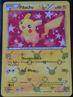 Pikachu - RC7/RC25 Pokemon Legendary Treasures: Radiant Collection 2013 Holo LP - Image 1