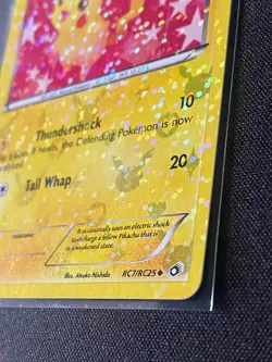 Pikachu - RC7/RC25 Pokemon Legendary Treasures: Radiant Collection 2013 Holo LP - Image 5