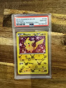 2013 PIKACHU RC7/RC25 Legendary Treasures RADIANT Collection Pokemon HOLO PSA 10 - Image 1