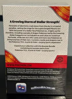 Pokemon TCG Scarlet & Violet Surging Sparks Booster Bundle Box Sealed 6 Packs - Image 2