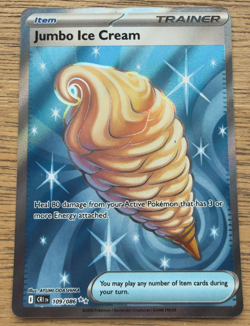 Pokemon TCG: Jumbo Ice Cream 109/086 Chaos Rising Ultra Rare NM - Image 1