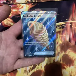 109/086 Jumbo Ice Cream Ultra Rare Full Art Chaos Rising Pokemon Holo NM - Image 1