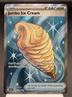 Jumbo Ice Cream 109/086 - Full Art Ultra Rare - Chaos Rising Pokemon Card NM - Image 1