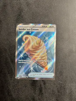 Pokemon Jumbo Ice Cream Ultra Rare Holo ME04: Chaos Rising 109/086 NM - Image 1