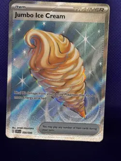 Jumbo Ice Cream 109/086 Chaos Rising NM! Full Art Pokemon Card TCG Ultra Rare - Image 1