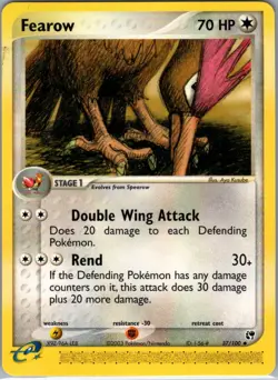 Fearow 37/100 Non Holo Sandstorm - Pokemon Card - NM - Image 1