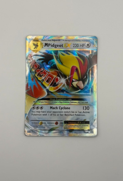 M Pidgeot EX 65/108 XY Evolutions Ultra Rare Holo Pokemon Card MP - Image 1