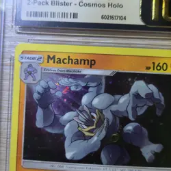 PRISTINE CGC 10 HAND SWIRL 🌀💫 Machamp 65/145 Cosmos Holo Promo Pokemon Card - Image 3