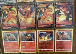 Pokemon TCG Charizard Card Lot Of 12 Various Sets Holos Rares 2014-2023 - Image 5