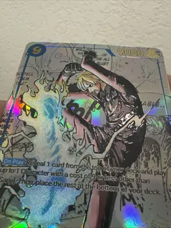 HIGHLY TEXTURED Sanji Manga Prb-02 English Proxy Card - Image 2