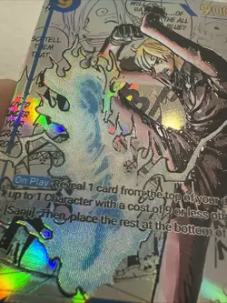 HIGHLY TEXTURED Sanji Manga Prb-02 English Proxy Card - Image 3