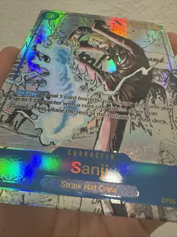 HIGHLY TEXTURED Sanji Manga Prb-02 English Proxy Card - Image 5