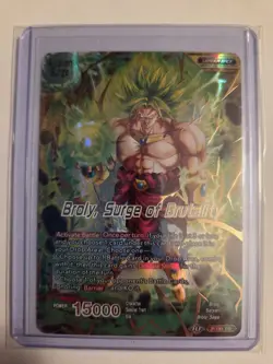 Broly Surge of Brutality Gold Stamp Foil Dragon Ball Super Card Game P-181 PR - Image 1
