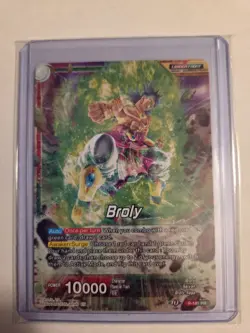 Broly Surge of Brutality Gold Stamp Foil Dragon Ball Super Card Game P-181 PR - Image 2