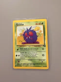 Venonat 63/64 - Common - WoTC Vintage Jungle Set Pokemon Card NM/LP - Image 3
