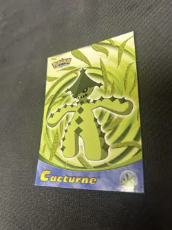 Topps 2003 Pokemon Advanced Cacturne #21 Holo Foil Card Heavily Played - Image 2