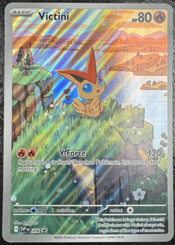 Pokemon Victini Jumbo Large Oversized Basic Card 208 HP 80 - Image 1