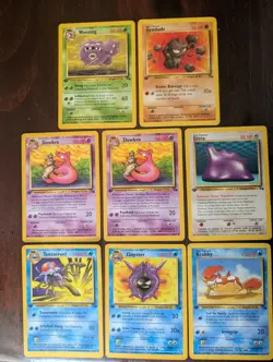 Pokemon TCG First Edition Fossil 8 Card Lot - Image 1