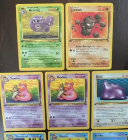 Pokemon TCG First Edition Fossil 8 Card Lot - Image 4