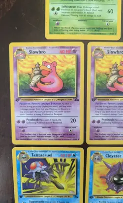Pokemon TCG First Edition Fossil 8 Card Lot - Image 5