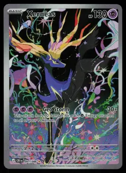 Xerneas 091/086 - Pokemon Chaos Rising - Illustration Rare (NM) - Image 1