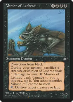 Minion of Leshrac [Ice Age] Magic MTG - Image 1