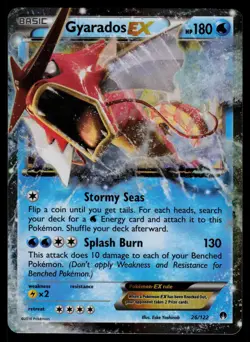 Gyarados EX 26/122 - Pokemon BREAKpoint - Holo Rare (NM) - Image 1