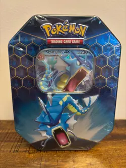 Pokemon TCG: Hidden Fates Gyarados GX Tin - NEW/SEALED - Image 1
