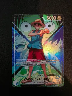 One Piece Card Game Monkey.D.Luffy OP16-022 Alternate Art Leader - Image 1