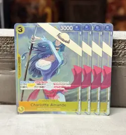One Piece Card Game Charlotte Amande OP04-105 Rare Foil Alternate Art English - Image 1