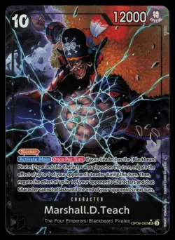 Marshall.D.Teach (Alt Art) OP09-093 - Emperors in the New World - SR (NM) - Image 1