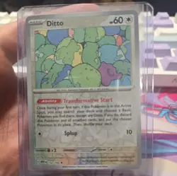 Ditto 132/165 Reverse Holo SV: Scarlet & Violet 151 - Pokemon Card - NM - Image 1