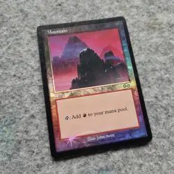 Mountain 1999 Arena Foil Promo MTG Magic The Gathering HP - Image 2