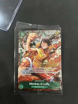 Monkey.D.Luffy P-135 Winner Stamp OP16 Pre-Release Event Promo Card Sealed💎✅ - Image 1