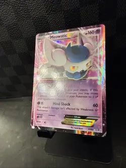 Pokemon Meowstic EX Full Art Holo Ultra Rare 37/83 Generations TCG Card 2014 - Image 5
